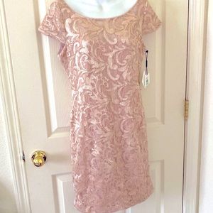 Calvin Klein Women’s Sequin Sheath Wedding Cocktail Formal Size 8 *New*